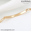 74609 xuping mode baby schmuck 18k gold einfache baby ketten armbänder